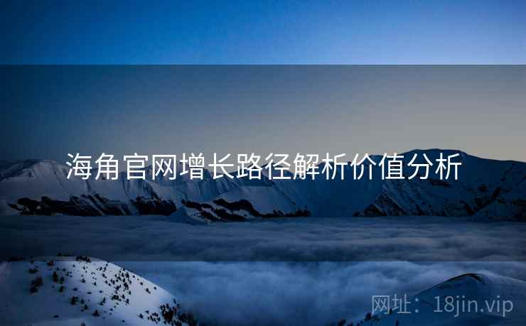 海角官网增长路径解析价值分析