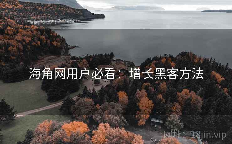 海角网用户必看：增长黑客方法
