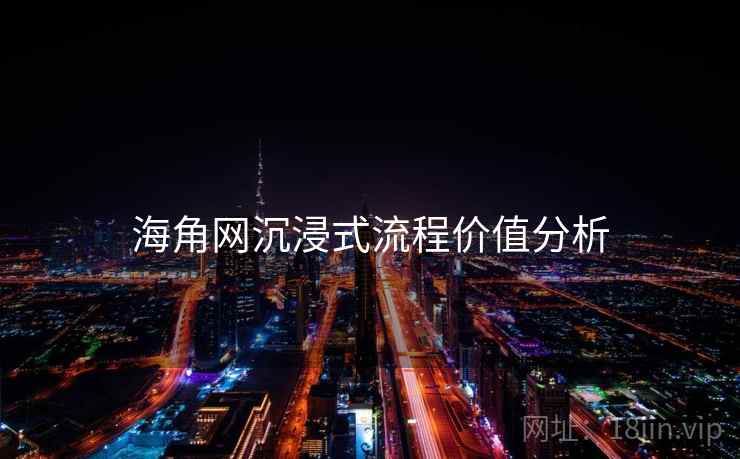 海角网沉浸式流程价值分析
