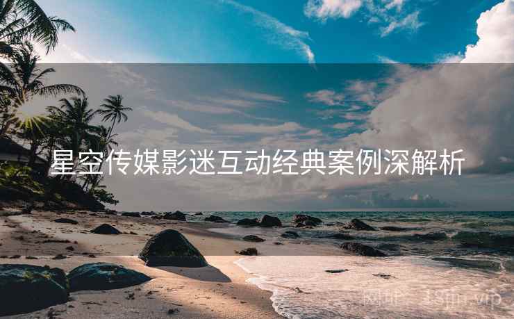 星空传媒影迷互动经典案例深解析