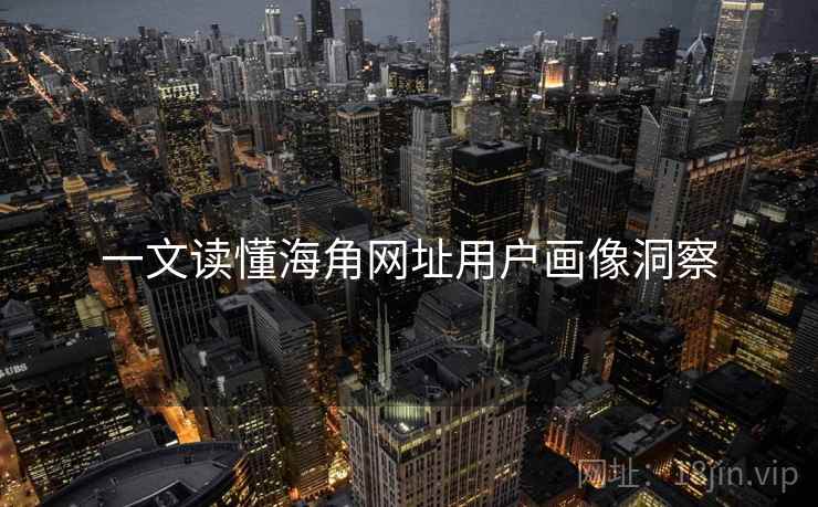 一文读懂海角网址用户画像洞察