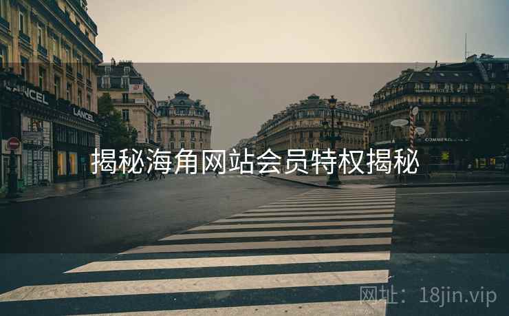 揭秘海角网站会员特权揭秘