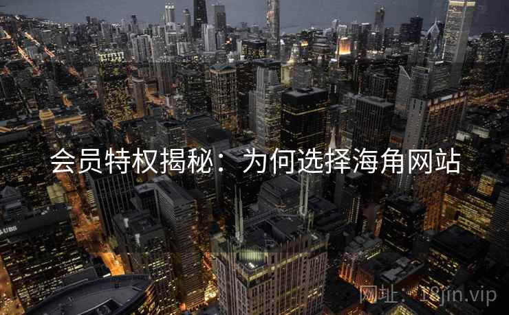 会员特权揭秘：为何选择海角网站